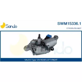 Moteur d'essuie-glace SANDO SWM15336.1