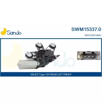 Moteur d'essuie-glace SANDO SWM15337.0