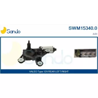 Moteur d'essuie-glace SANDO SWM15340.0