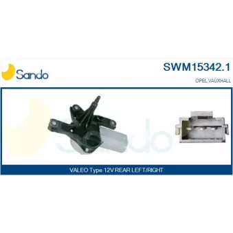Moteur d'essuie-glace SANDO SWM15342.1