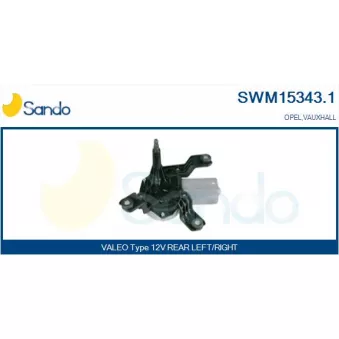 Moteur d'essuie-glace SANDO SWM15343.1