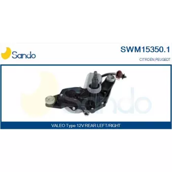 Moteur d'essuie-glace SANDO SWM15350.1