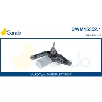Moteur d'essuie-glace SANDO SWM15352.1
