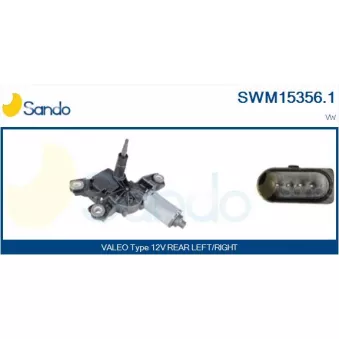 Moteur d'essuie-glace SANDO SWM15356.1