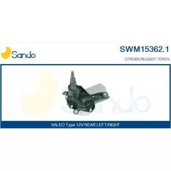 Moteur d'essuie-glace SANDO SWM15362.1