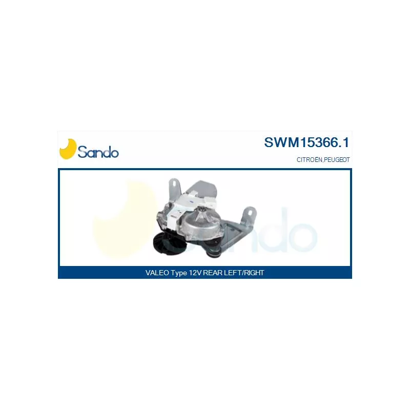 Moteur d'essuie-glace SANDO SWM15366.1