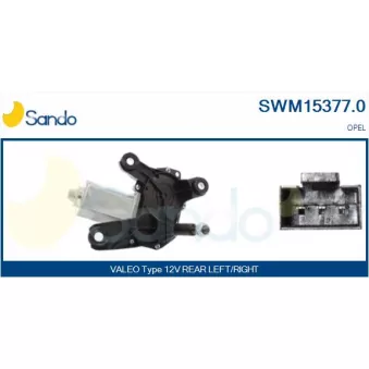 Moteur d'essuie-glace SANDO SWM15377.0