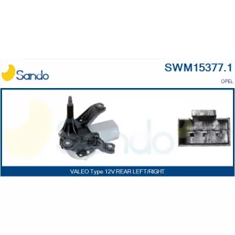 Moteur d'essuie-glace SANDO SWM15377.1
