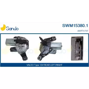 Moteur d'essuie-glace SANDO SWM15380.1