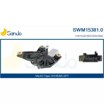 Moteur d'essuie-glace SANDO SWM15381.0