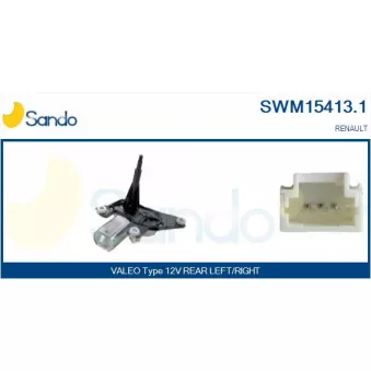 Moteur d'essuie-glace SANDO SWM15413.1