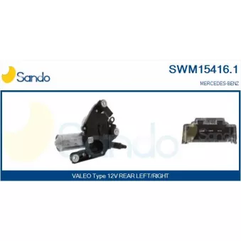 Moteur d'essuie-glace SANDO SWM15416.1