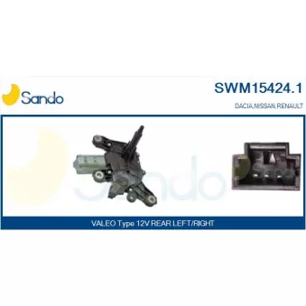 Moteur d'essuie-glace SANDO SWM15424.1