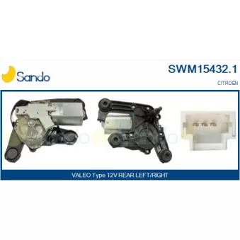 Moteur d'essuie-glace SANDO SWM15432.1