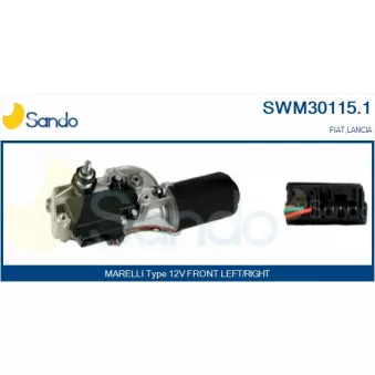 Moteur d'essuie-glace SANDO SWM30115.1