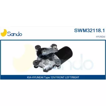 Moteur d'essuie-glace SANDO SWM32118.1