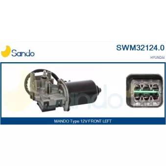 Moteur d'essuie-glace SANDO SWM32124.0