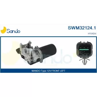 Moteur d'essuie-glace SANDO SWM32124.1