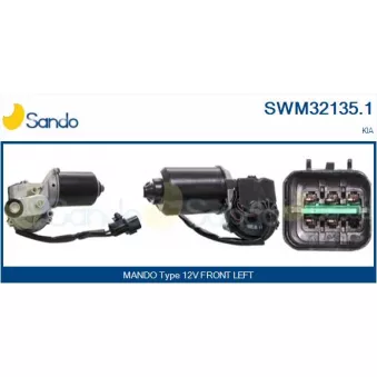 Moteur d'essuie-glace SANDO SWM32135.1
