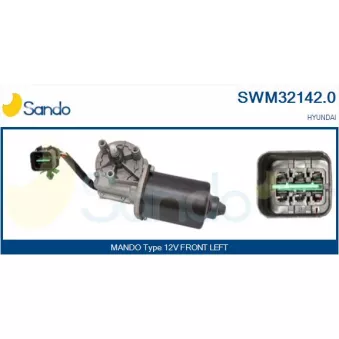 Moteur d'essuie-glace SANDO SWM32142.0