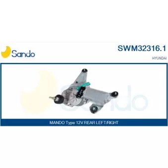 Moteur d'essuie-glace SANDO SWM32316.1