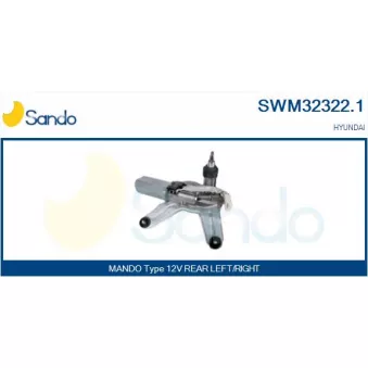 Moteur d'essuie-glace SANDO SWM32322.1
