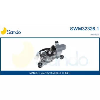 Moteur d'essuie-glace SANDO SWM32326.1