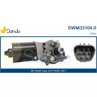 Moteur d'essuie-glace SANDO SWM33104.0