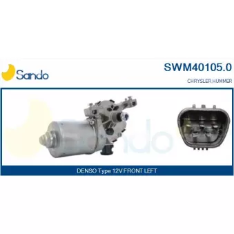 Moteur d'essuie-glace SANDO SWM40105.0