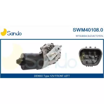 Moteur d'essuie-glace SANDO SWM40108.0