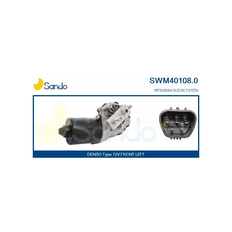 Moteur d'essuie-glace SANDO SWM40108.0