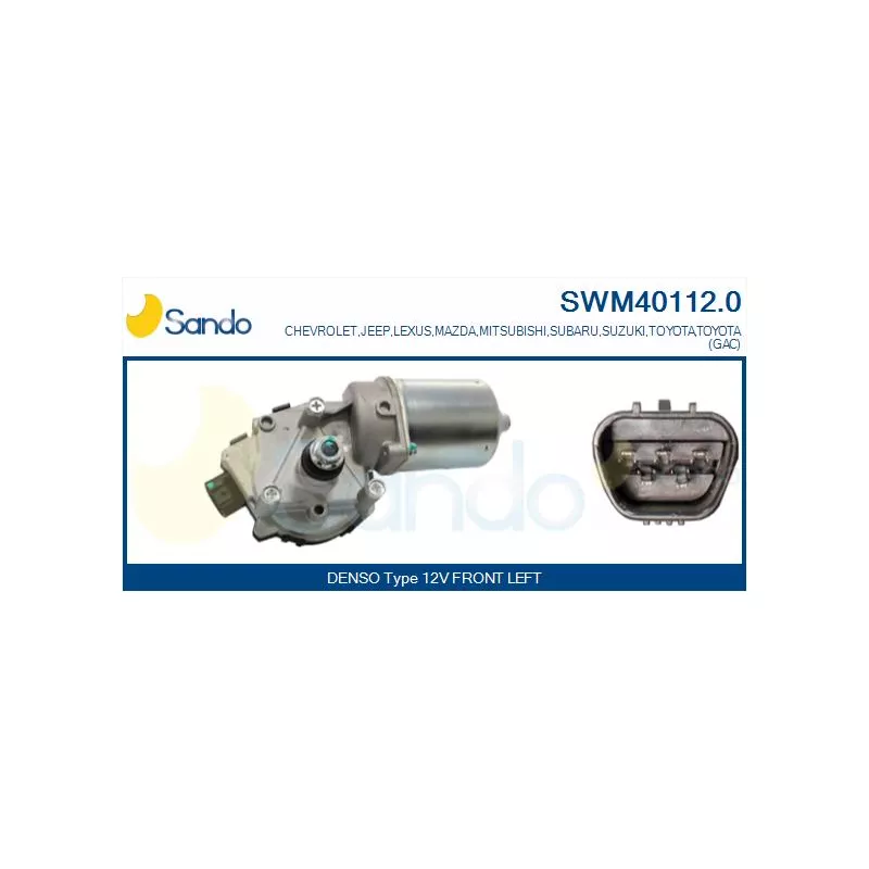 Moteur d'essuie-glace SANDO SWM40112.0