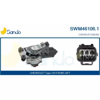 Moteur d'essuie-glace SANDO SWM46106.1