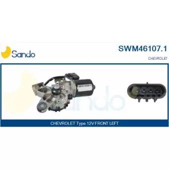 Moteur d'essuie-glace SANDO SWM46107.1