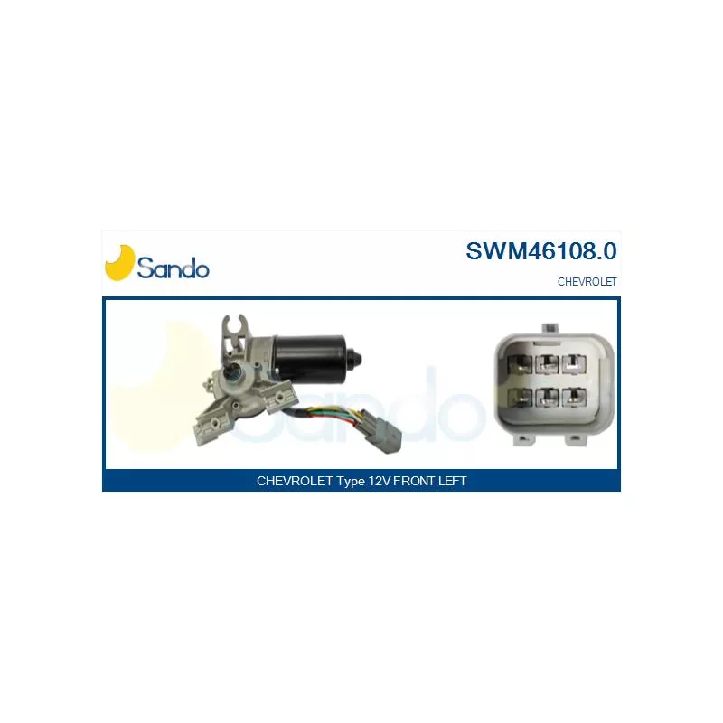 Moteur d'essuie-glace SANDO SWM46108.0