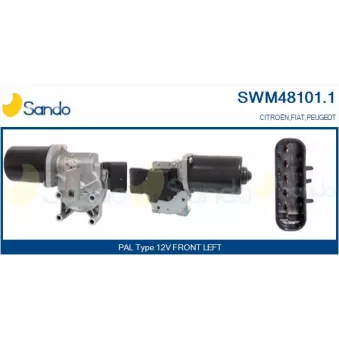 Moteur d'essuie-glace SANDO SWM48101.1