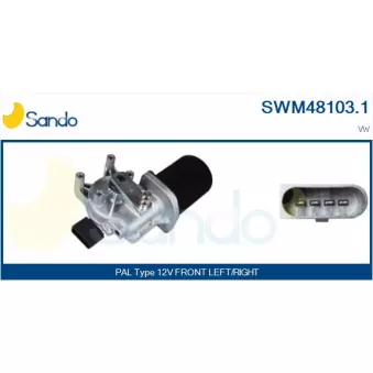 Moteur d'essuie-glace SANDO SWM48103.1