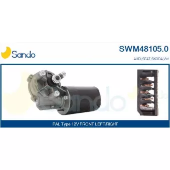 Moteur d'essuie-glace SANDO SWM48105.0