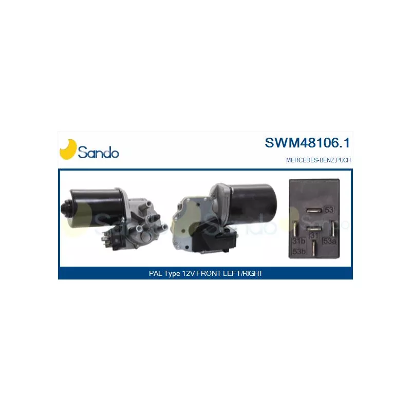 Moteur d'essuie-glace SANDO SWM48106.1