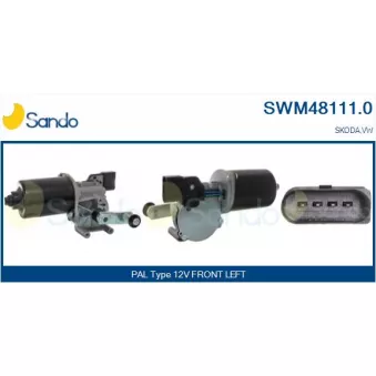 Moteur d'essuie-glace SANDO SWM48111.0