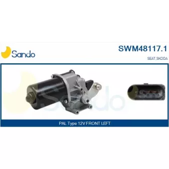 Moteur d'essuie-glace SANDO SWM48117.1