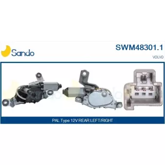 Moteur d'essuie-glace SANDO SWM48301.1