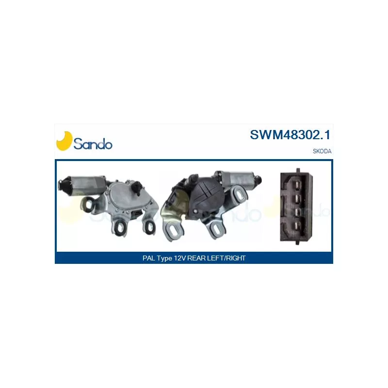 Moteur d'essuie-glace SANDO SWM48302.1