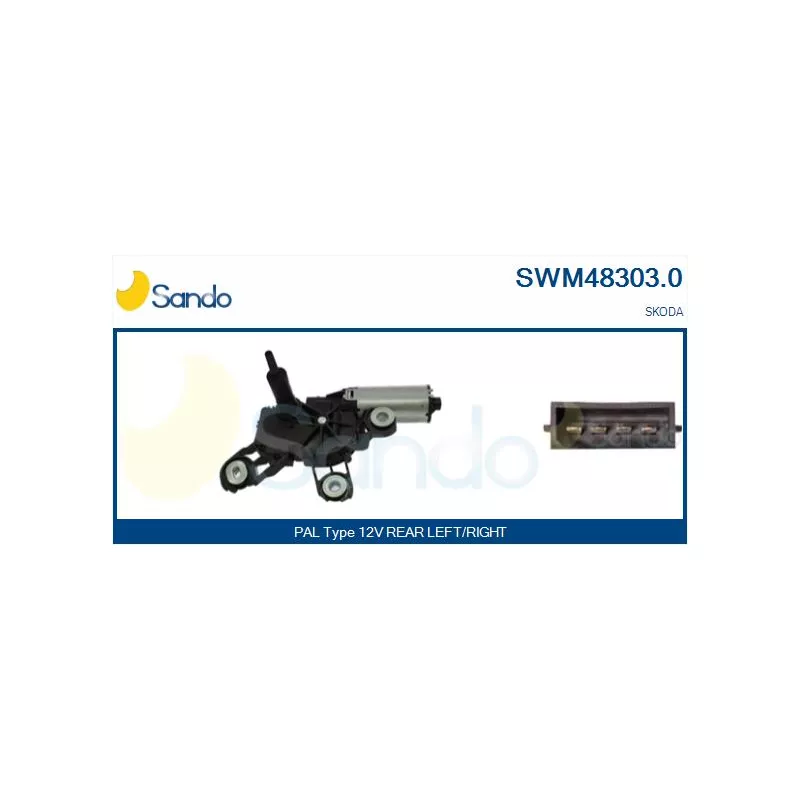 Moteur d'essuie-glace SANDO SWM48303.0