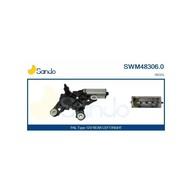 Moteur d'essuie-glace SANDO SWM48306.0