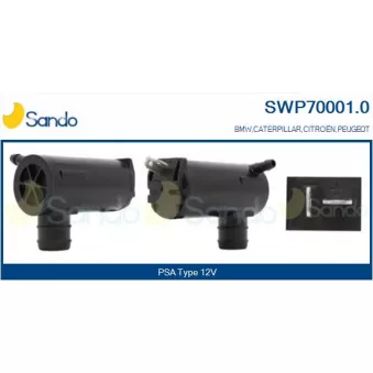 Pompe d'eau de nettoyage, nettoyage des vitres SANDO SWP70001.0