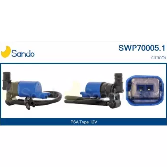 Pompe d'eau de nettoyage, nettoyage des vitres SANDO SWP70005.1