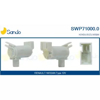 Pompe d'eau de nettoyage, nettoyage des vitres SANDO SWP71000.0