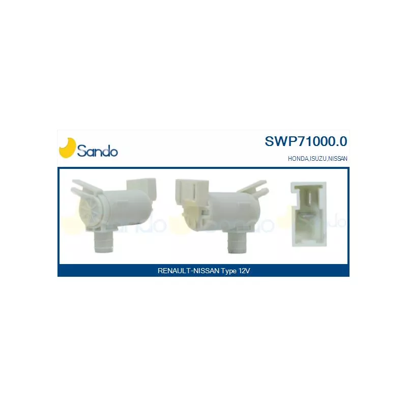 Pompe d'eau de nettoyage, nettoyage des vitres SANDO SWP71000.0