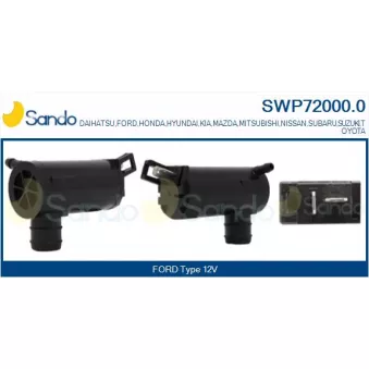 Pompe d'eau de nettoyage, nettoyage des vitres SANDO SWP72000.0